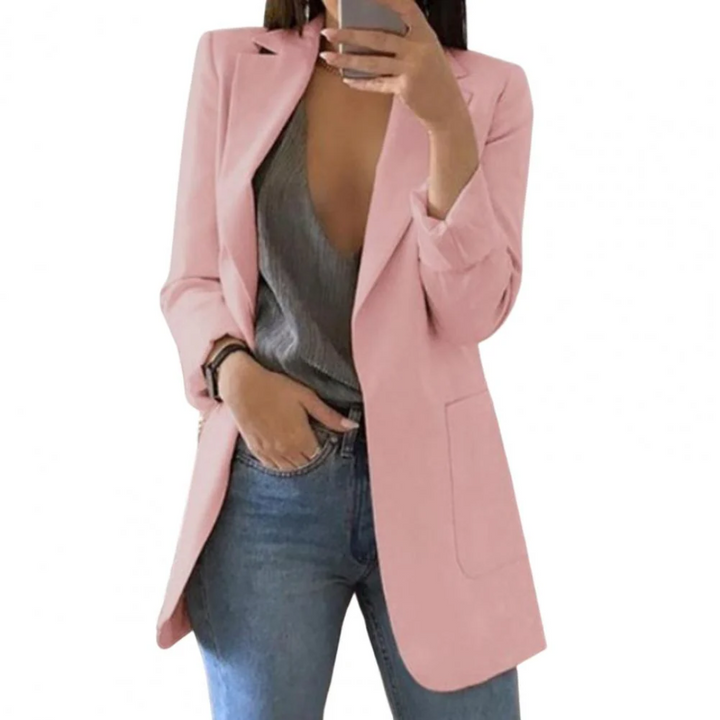 Carlotta | Blazer De Travail Elégant Pour Femme | Long