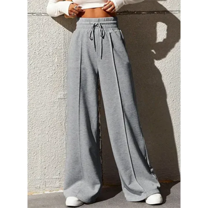 Bijouna | Pantalon Baggy Douillet Pour Femme | Taille Haute