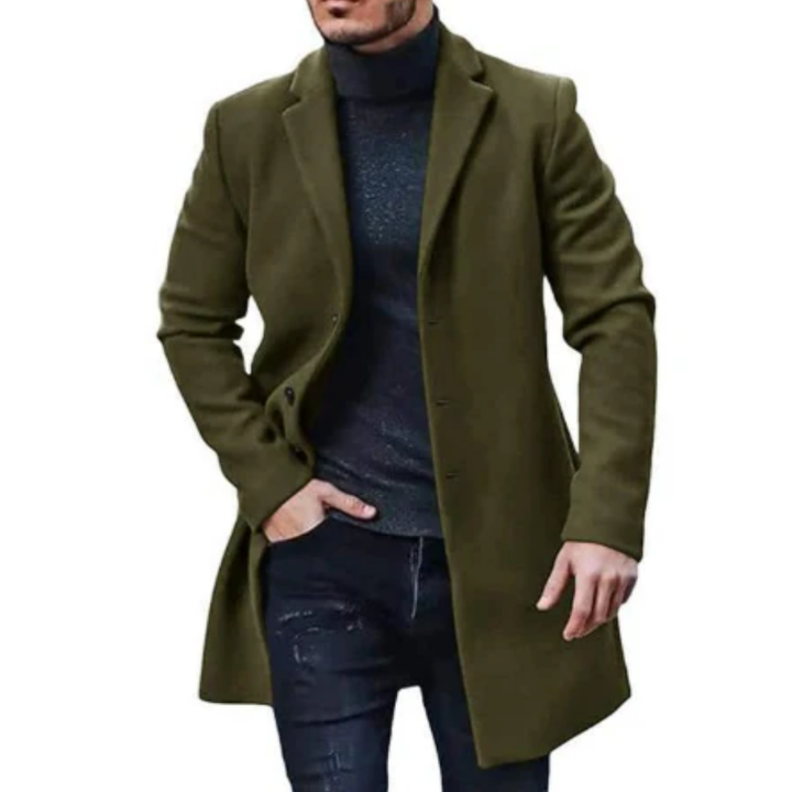 Cedrix | Manteau à Col Revers Pour Homme | Long