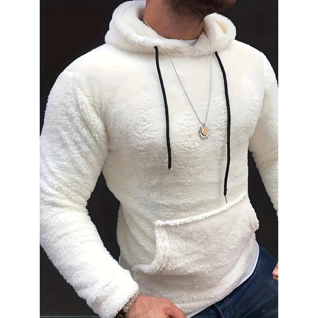 Sweat à Capuche Coupe Étroite Cordon De Serrage Pour Homme | Chaud