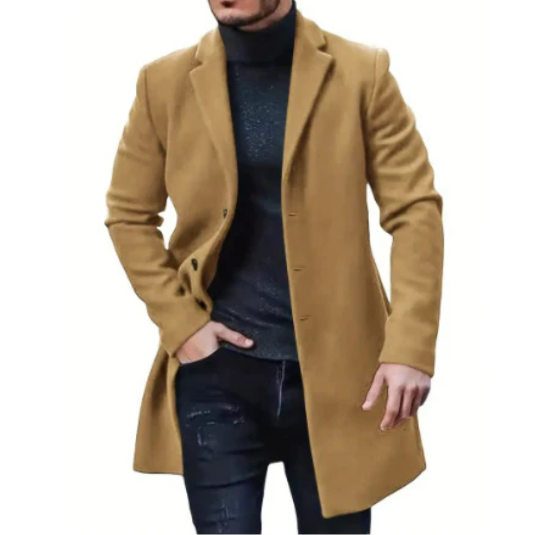 Cedrix | Manteau à Col Revers Pour Homme | Long