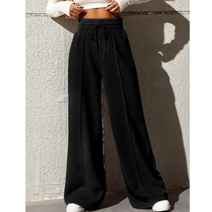 Bijouna | Pantalon Baggy Douillet Pour Femme | Taille Haute