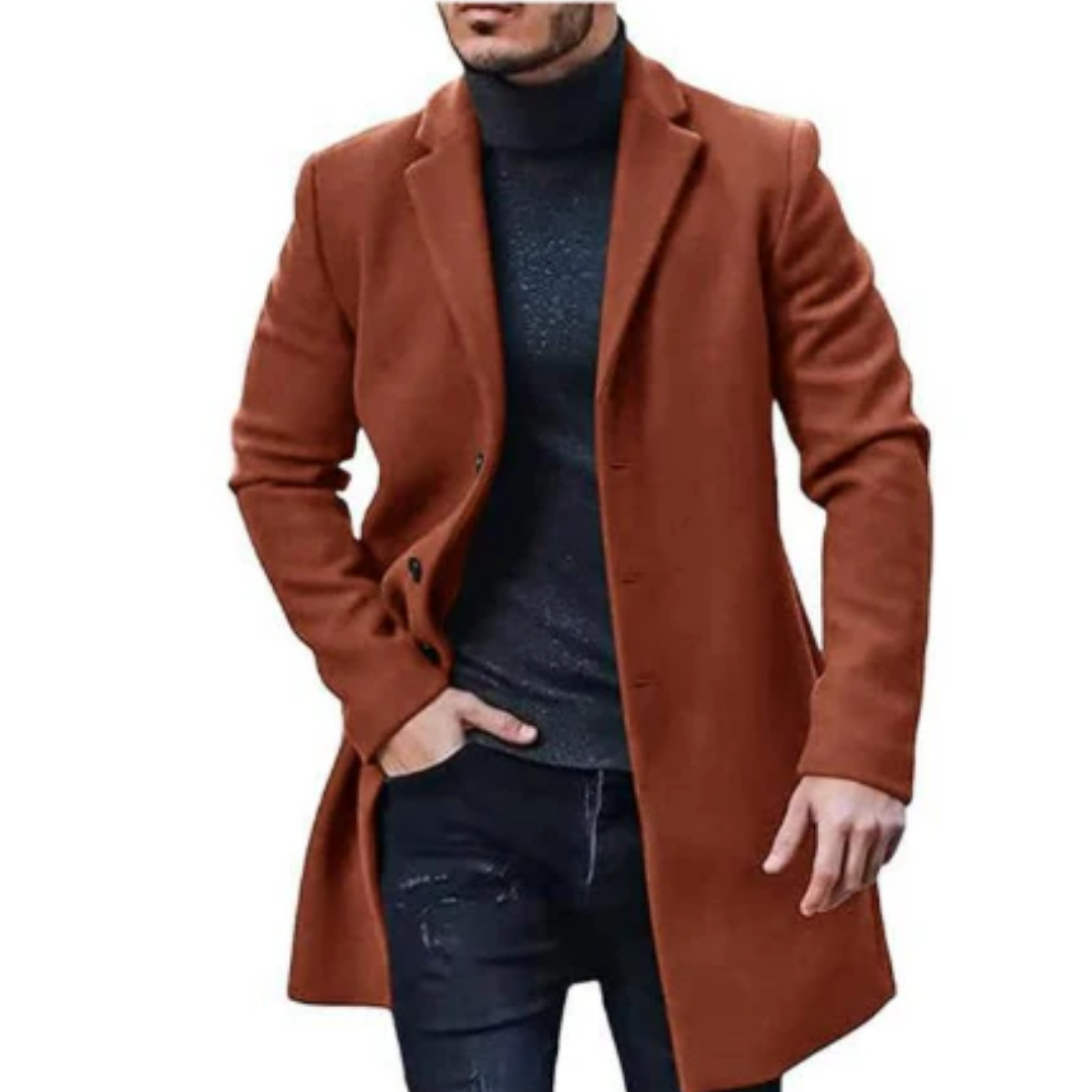 Cedrix | Manteau à Col Revers Pour Homme | Long