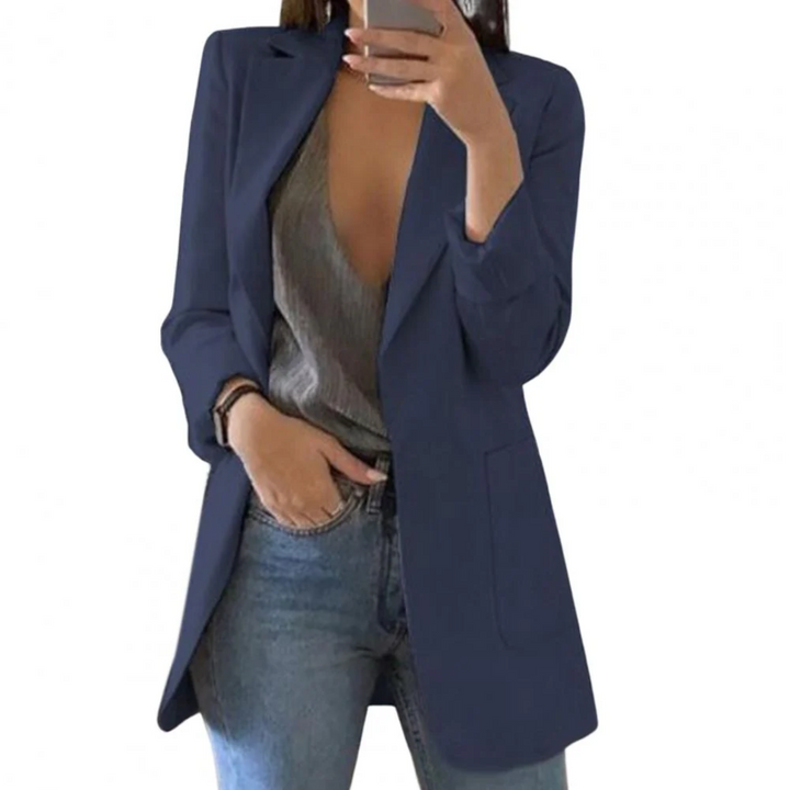 Carlotta | Blazer De Travail Elégant Pour Femme | Long