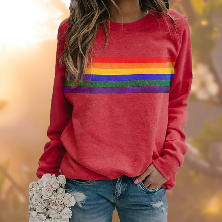 Aurora | Pull Arc-En-Ciel Pour Femmes | Douillet