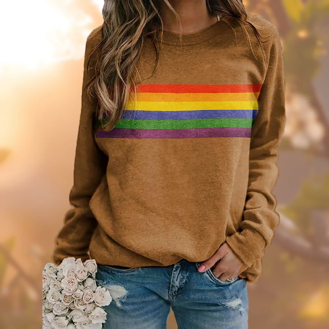 Aurora | Pull Arc-En-Ciel Pour Femmes | Douillet