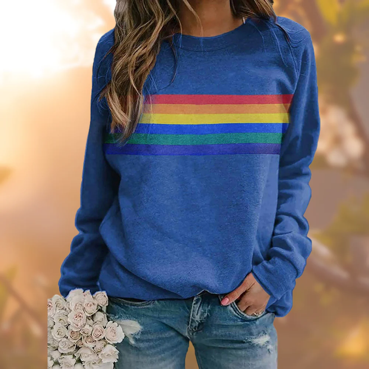 Aurora | Pull Arc-En-Ciel Pour Femmes | Douillet