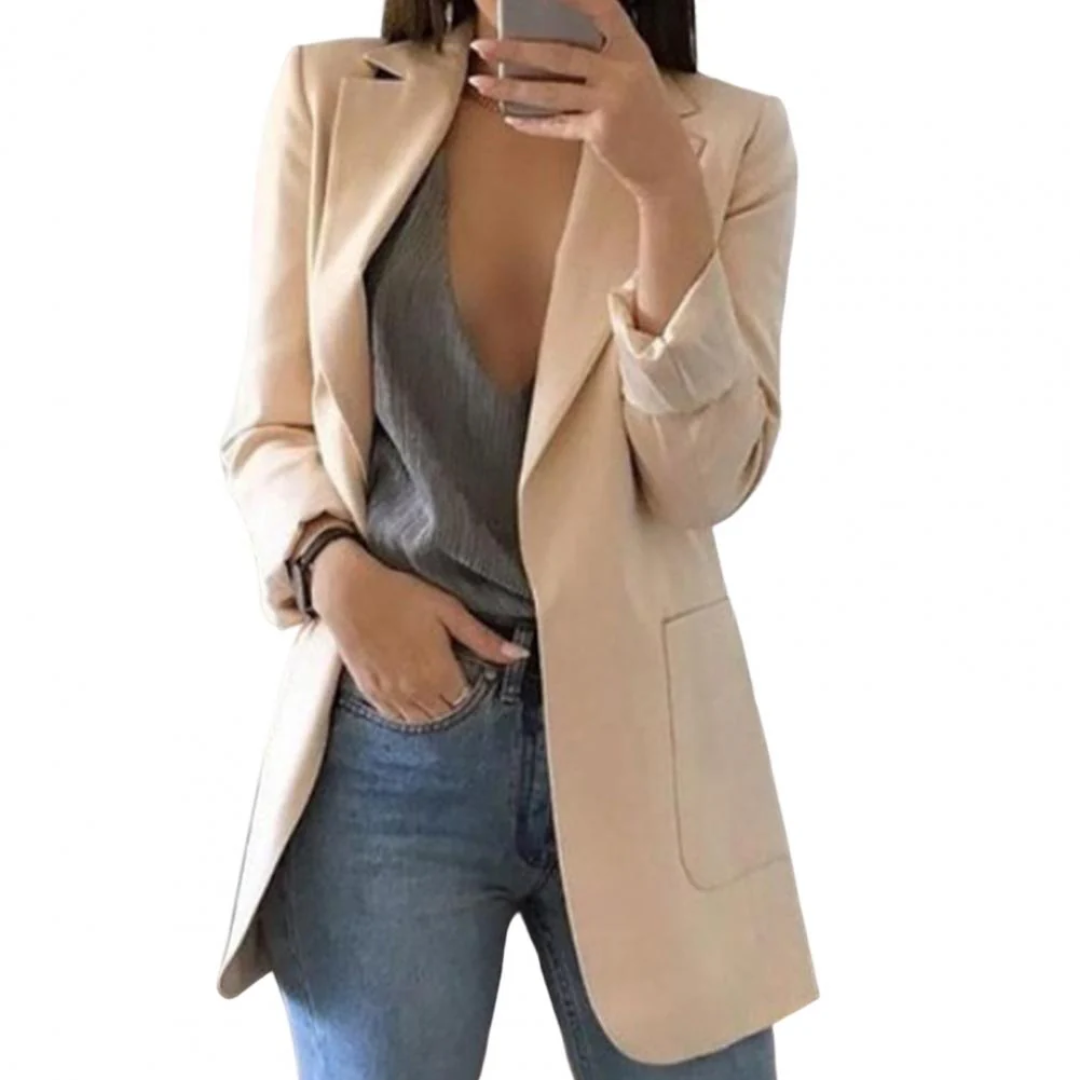 Carlotta | Blazer De Travail Elégant Pour Femme | Long