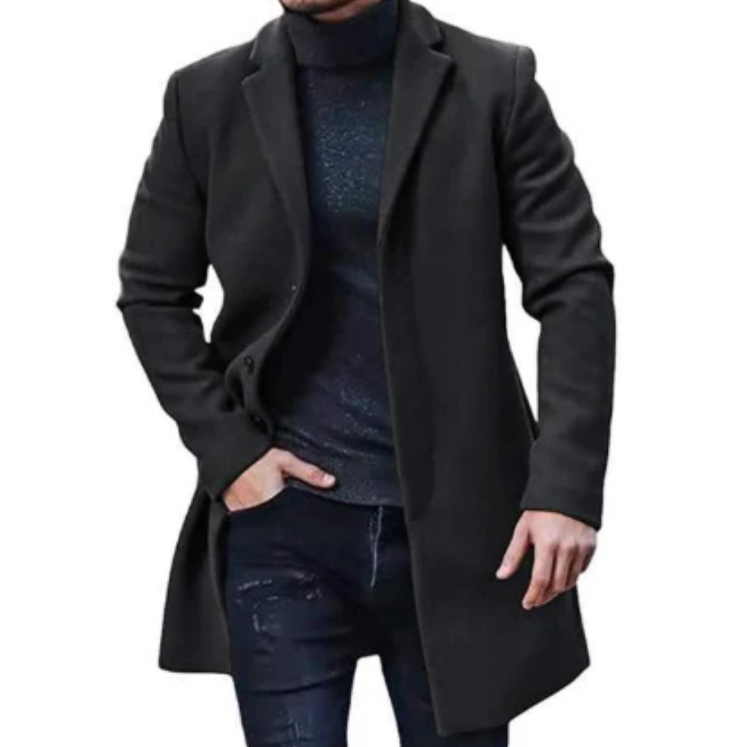 Cedrix | Manteau à Col Revers Pour Homme | Long