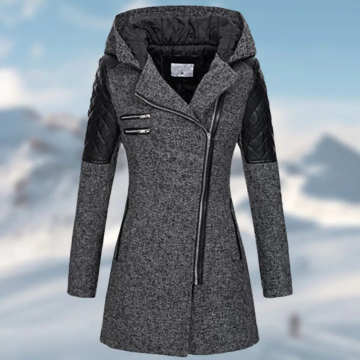 Avyaneyalim | Veste Zippée Asymétrique Pour Femme | Hiver