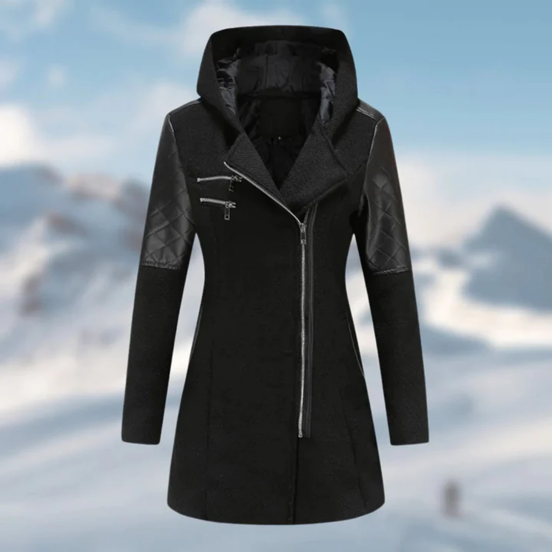 Avyaneyalim | Veste Zippée Asymétrique Pour Femme | Hiver