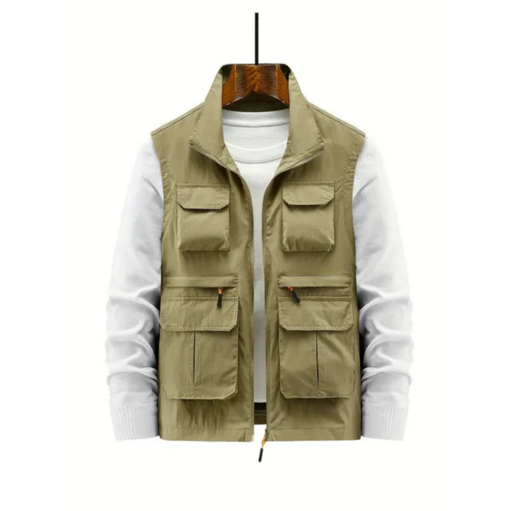 Bolloy | Gilet Zippé Pour Homme | Multi Poches