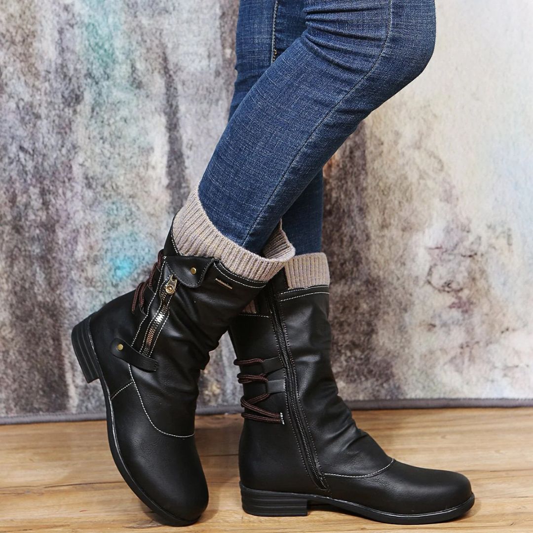 Feona | Bottes D'hiver Mi-Longues Pour Femmes | Douillettes