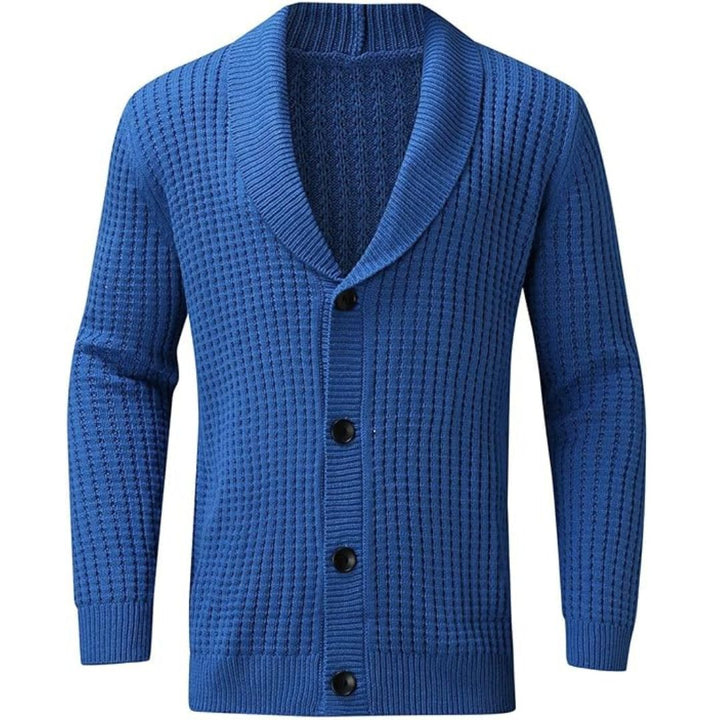 Harrison - Blazer en tricot structuré avec fermeture boutonnée