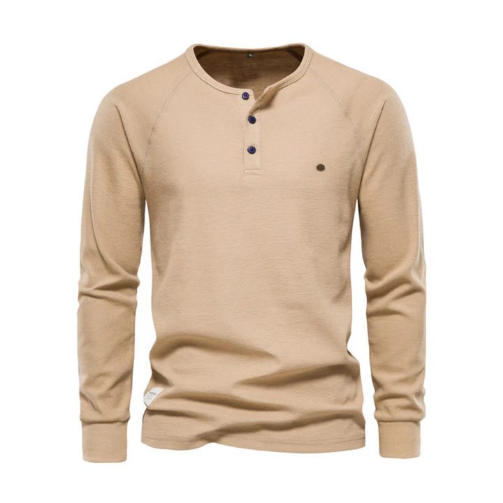 Kitz | Chemise Henley Pour Homme | Manches Longues