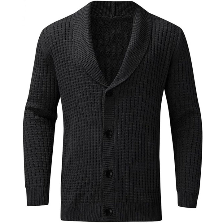 Harrison - Blazer en tricot structuré avec fermeture boutonnée