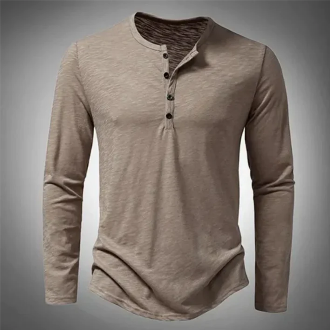 Irvin | Chemise Henley Décontractée Pour Fomme | Manches Longues