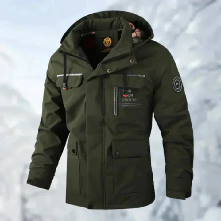 Houston | Veste à Capuche Cordon De Serrage Pour Hommes | Hiver