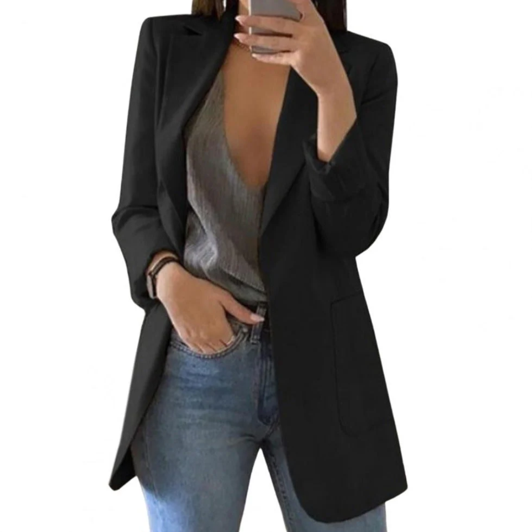 Carlotta | Blazer De Travail Elégant Pour Femme | Long