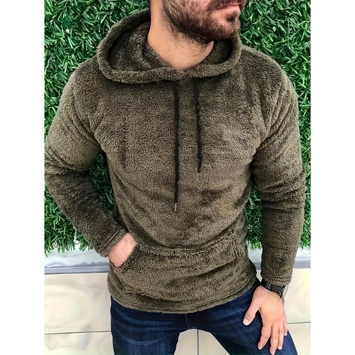 Sweat à Capuche Coupe Étroite Cordon De Serrage Pour Homme | Chaud