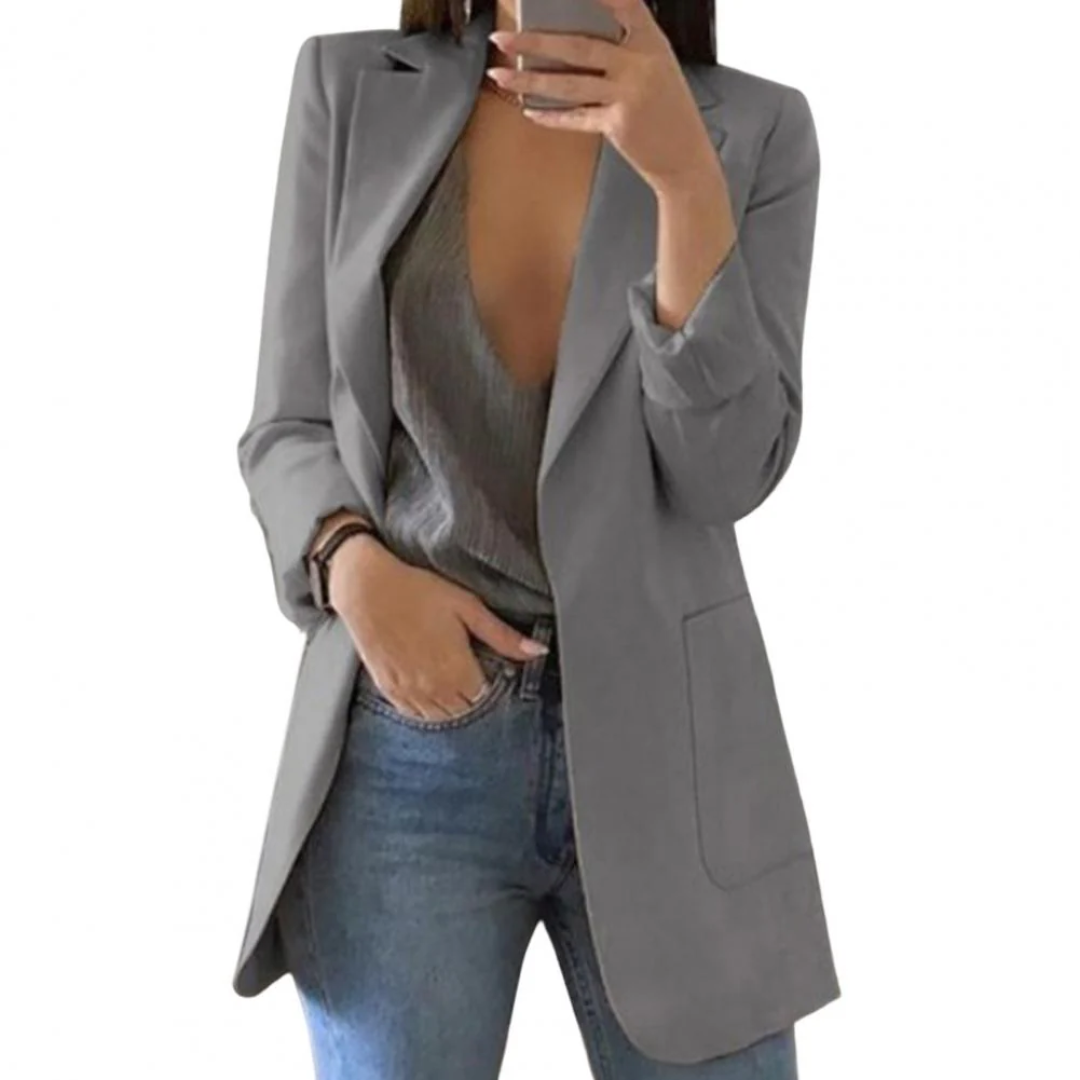 Carlotta | Blazer De Travail Elégant Pour Femme | Long