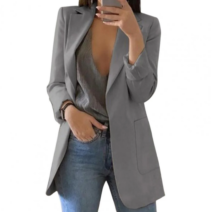 Carlotta | Blazer De Travail Elégant Pour Femme | Long