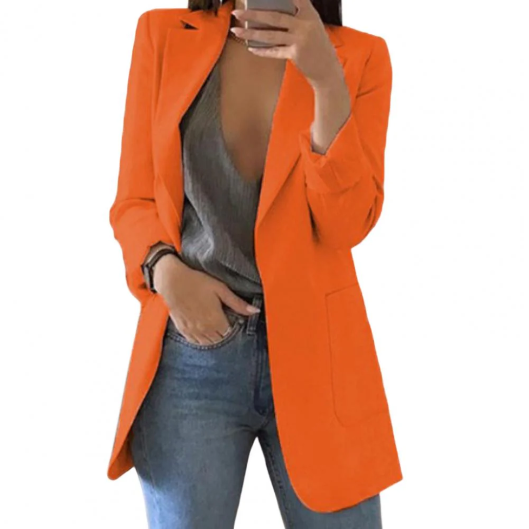 Carlotta | Blazer De Travail Elégant Pour Femme | Long