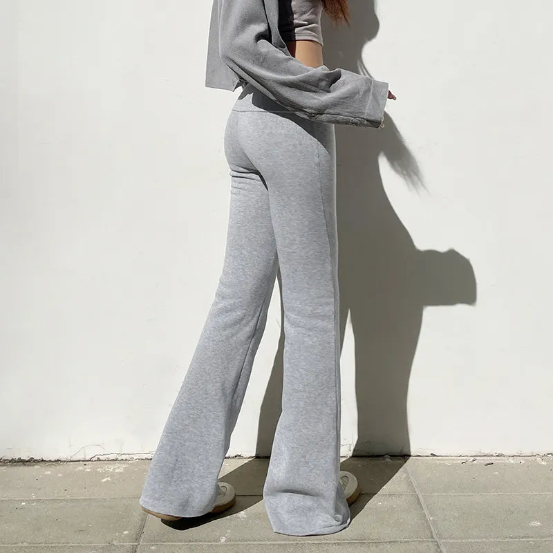 Ava - pantalon de yoga taille haute évasé