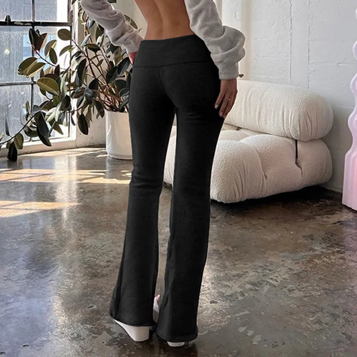 Ava - pantalon de yoga taille haute évasé