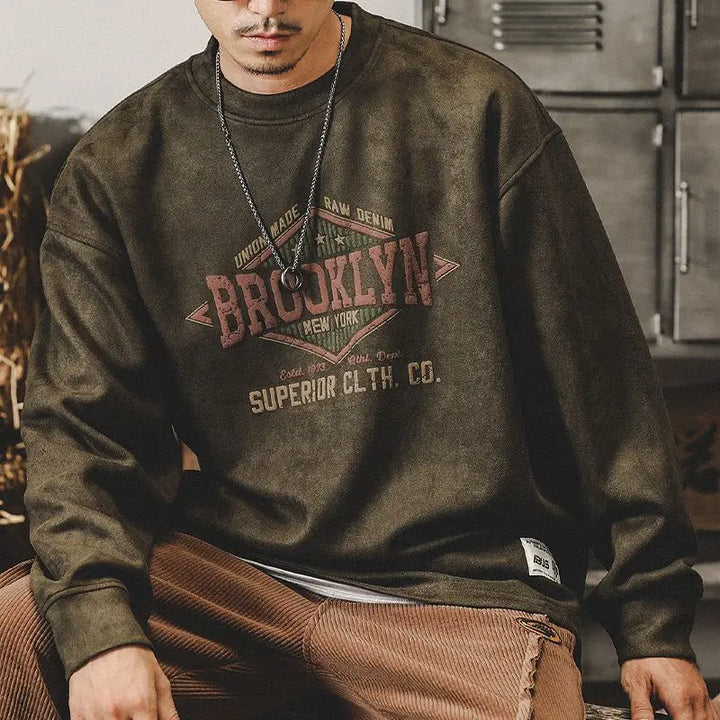 Ethan - Sweat-shirt avec imprimé Brooklyn