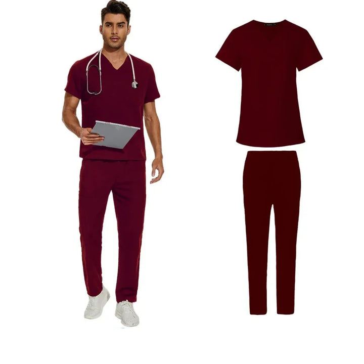 Karlometa | Tuniques Pour Hommes Vêtements De Travail Ensemble Pour Médecins  | Coupe Confortable