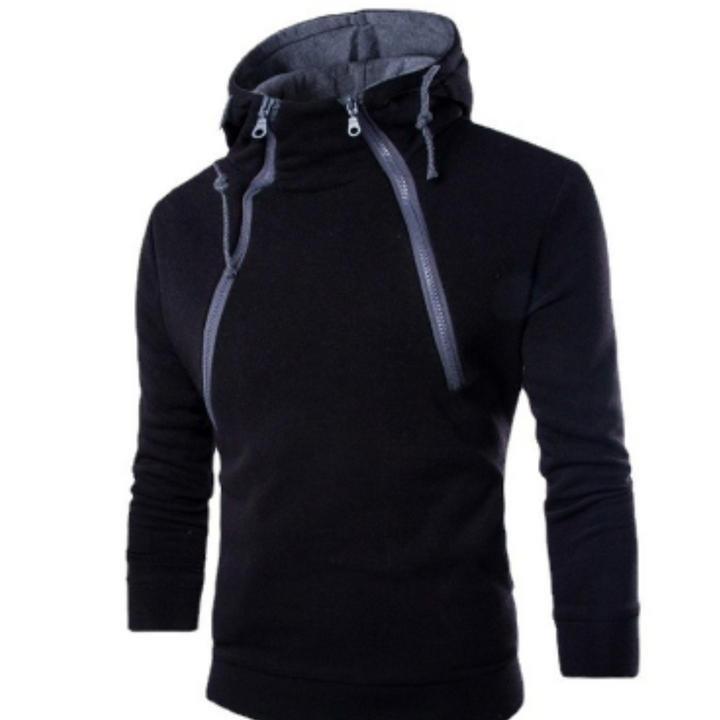 Sigfried | Sweat à Capuche Double Fermeture Eclair Pour Homme | Chaud