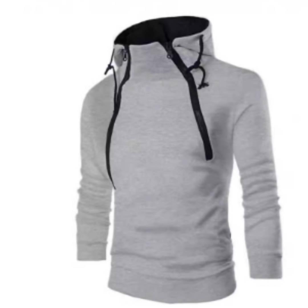 Sigfried | Sweat à Capuche Double Fermeture Eclair Pour Homme | Chaud